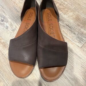 Sole Society size 7 slides new never worn